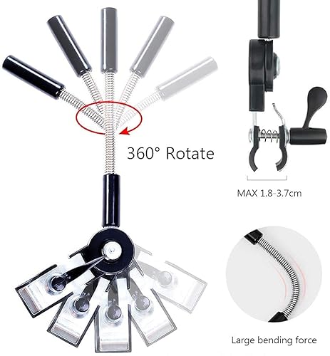 Baby Stroller Parasol, Universal Umbrella with Clamp, 360 Degree Adjustable UV Protection Stroller Sun Shade, Waterproof Umbrella for Trolley, Bike, Wheelchair, Beach Chair - Jamouz