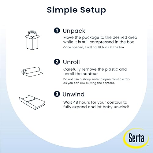 Serta Foam Contoured Changing Pad with Waterproof Cover - Jamouz