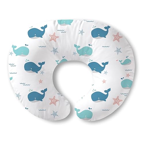 Plushii Nursing Pillow, Breathable Nursing Pillows for Breastfeeding, Breast Feeding Pillows for Mom, Breastfeeding Pillows for Bottle Feeding, Tummy Time, Sitting Support - Dinosaurs World - Jamouz