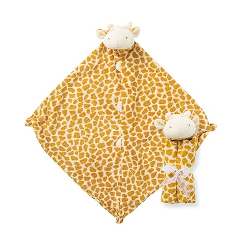 Angel Dear - Brown Giraffe, Cuddle Twins Blankie Set, 2 Count (Pack of 1) - Jamouz