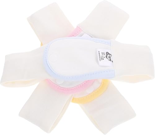 3pcs Toddler Diaper Fixing Belts - Newborn Nappy Clips, Cotton Soft Navel Stickers - Jamouz