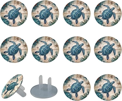 12 PCS Baby Child Proofing Outlet Covers, Electrical Safety Socket Protection Caps for 2-Prong Power Wall Plate Pure Black, czbhg-001 - Jamouz