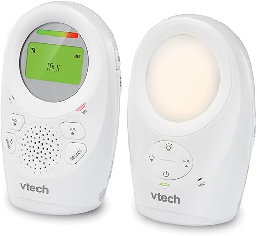 VTech DM1211 DM1211 Digital Audio Baby Monitor with Enhanced Range (1 Parent Unit) White - Jamouz