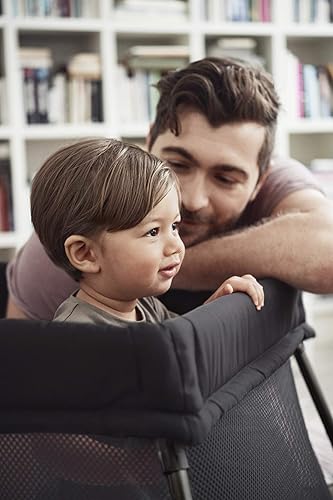 BabyBjörn Travel Crib Light + Fitted Sheet Bundle Pack, Black, One Size (640001US) - Jamouz