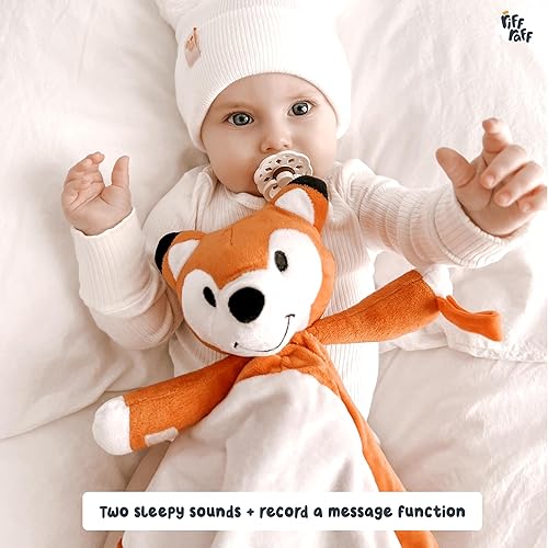 Riff Raff Bunny Sleep-Soother Unique Lullaby, Heartbeat & White Noise Plush, Washable, Portable, Perfect Sleep Aid - Jamouz