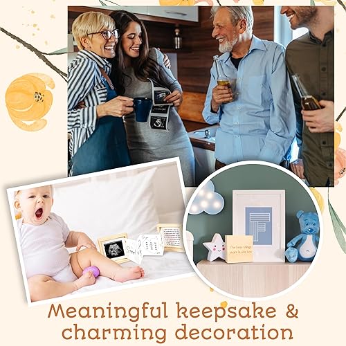 Pregnancy Announcement for Grandma - Surprise Grandma Baby Announcement Box, Promoted To Grandma Gift 2024, Ultrasound Picture Frame Grandma Pregnancy Reveal, New Baby Announcements Ideas - Jamouz