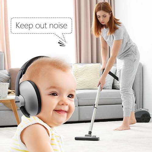 Baby Ear Protection Noise Cancelling Headphones for Babies for 3 Months to 3 Years (Blue) - Jamouz