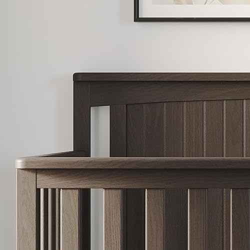 Child Craft Scout 3-Piece Nursery Set, Includes 4-in-1 Convertible Crib, Dresser with Changing Table Topper, and Cozy Glider (Dapper Gray) - Jamouz