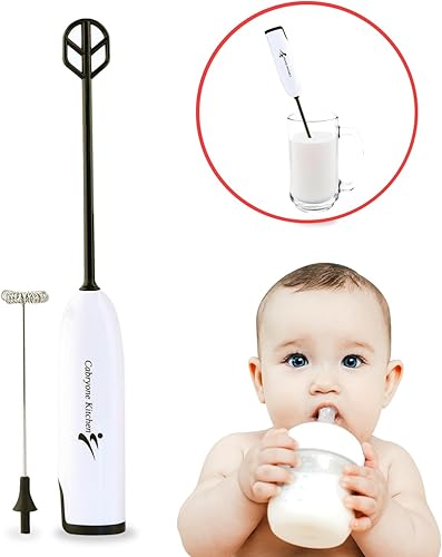 CABRYONE Formula mixer Superwhisk Handheld Milk Frother-Formula Maker Machine-Milk Frother Handheld Baby Formula Maker for Foam Making-Best Coffee with High Speed Milk Foamer for Hot and Cold Drinks. - Jamouz