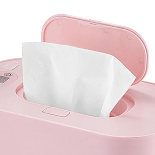 Baby Wipes Warmer, Baby Wipe Warmer And Baby Wet Wipes Dispenser,Wet Wipe Warmer PP Intelligent Adjustable Temperature Safe To Use Infant Wipes Heater Wireless Car Charging(White) - Jamouz