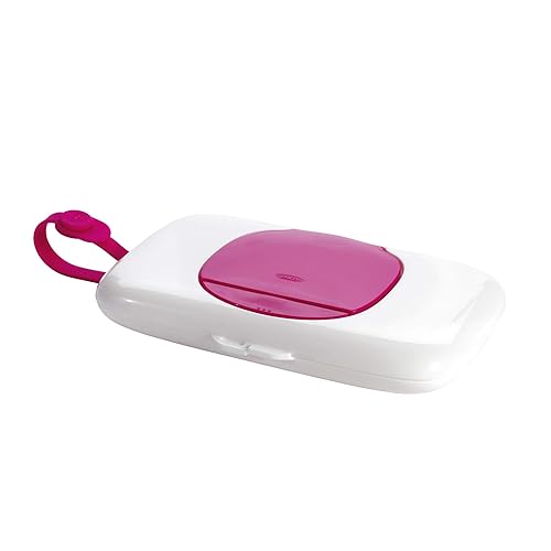 OXO Tot On-the-Go Wipes Dispenser, Pink - Jamouz