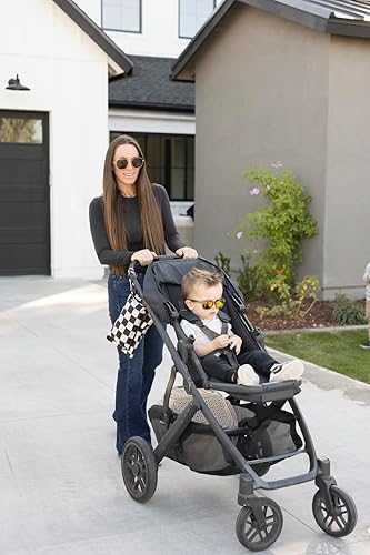 Tiny Twinkle Portable Diaper Changing Pad, Foldable Waterproof Baby Change Pad for Newborn Girl & Boy with Smart Wipes Pocket (Beige Checkers) - Jamouz