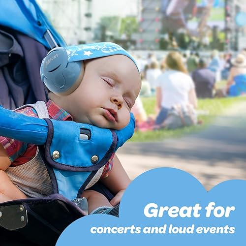 Mack's Baby Muffs | Baby Ear Muffs Noise Protection | High NRR | Noise Cancelling Headphones for Babies & Toddlers - Jamouz