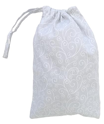 LK Baby 2pk Infinity Nursing Scarf Breastfeeding Cover Ultra Soft (Grey/Navy) - Jamouz