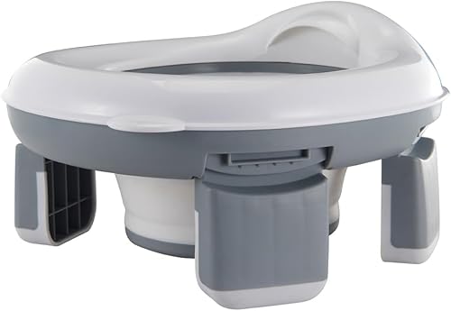 Kids Travel Potty | Foldable Car Potty | Potty Training Toilet w/Travel Bag & Potty Liners for Indoor and Outdoor (Pink) - Jamouz