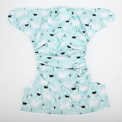 2 to 7 Years Old Junior Big Cloth Diaper Pocket Reusable Baby Kids Toddler (Be Brave) - Jamouz