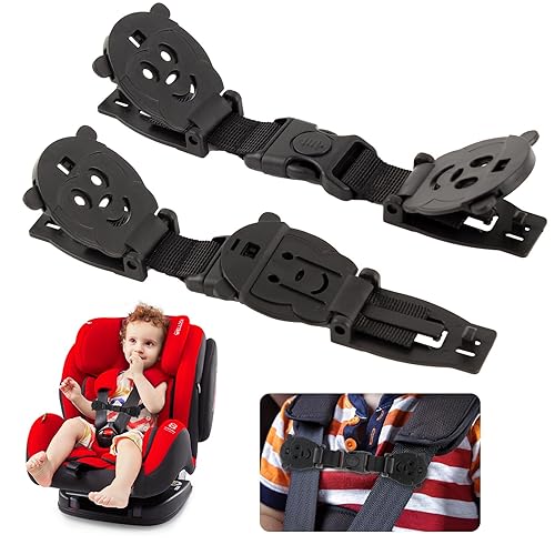Anti Escape Baby Harness Chest Clip, Prevent Children/Kids Taking Their Arms Out of High Chairs/Strollers/Baby Reins(2 Pack) - Jamouz