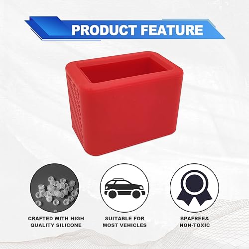 stymart 2PCS Safety Belt Buckle Holder, Silicone Safety Belt Buckle Booster, Keep the Safety Belt Buckle Upright and Stable, Silicone Safety Belt Buckle Booster Suitable for Kids (Black) - Jamouz