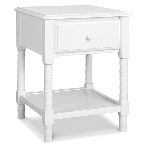 Davinci Jenny Lind Spindle 3-Drawer Dresser in White - Jamouz