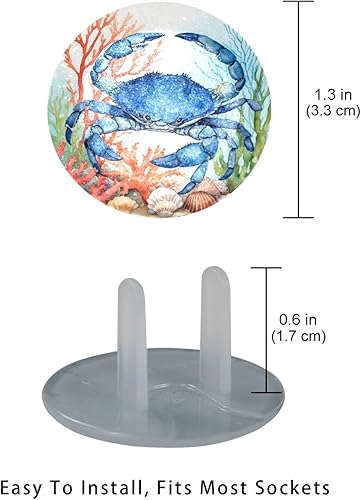 12 PCS Baby Child Proofing Outlet Covers, Electrical Safety Socket Protection Caps for 2-Prong Power Wall Plate Pure Black, czbhg-001 - Jamouz