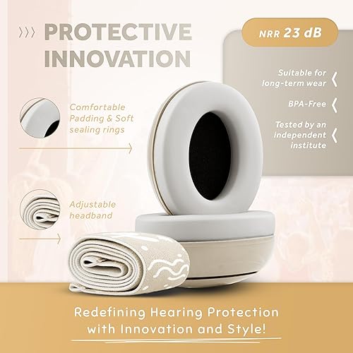 Schallwerk ® Mini+ Baby Ear Muffs – Noise Protection for Babies, Infants, Toddlers – CE & ANSI Certified Headphones - Jamouz