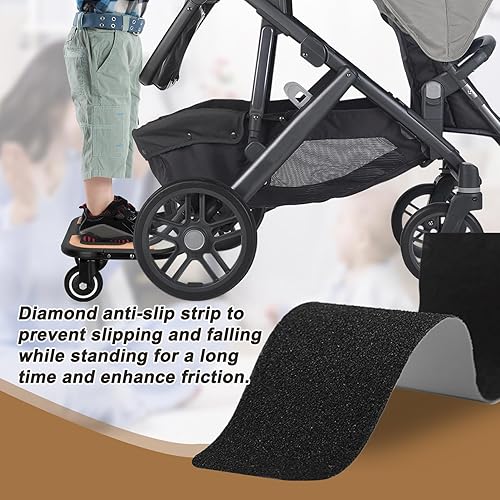 Stroller Board for Vista (Models 2015-2019), Vista V2, and Vista V3 Strollers, Weight Capacity 55 lbs,Quick Snap Links for Easy One-Touch Storage - Jamouz