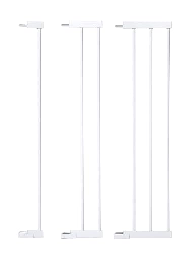 COMOMY 36' Tall Extentions for Pressure Mounted Pet Gate, 2.75', 5.5' and 8.25' Width Extensions (Black) - Jamouz