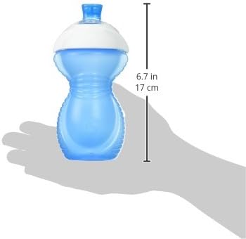 Munchkin® Click Lock™ Bite Proof Sippy Cup, 9 Ounce,2 Count (Pack of 1), Plastic, Blue/Green - Jamouz