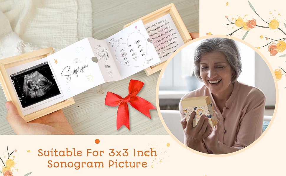 Baby Announcement box for grandma