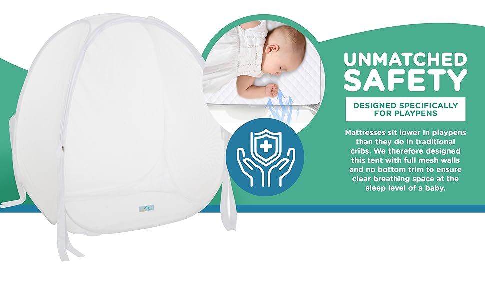 seguridad en la cuna dosel de parque infantil evitar que el niño se salga de la cuna