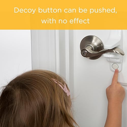 Safety 1st OutSmart Child Proof Door Lever Lock, White, 1 Count - Jamouz