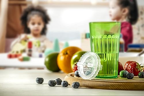 BUNDLE: Reflo Smart Cup (Clear 1-Pack) Open Training Cup, Toddler Cup, 360 Control-Flow, AND free training and use e-guide via QR code on packaging. - Jamouz