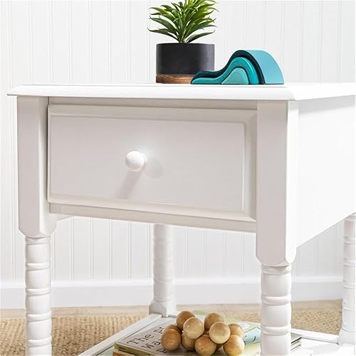 Davinci Jenny Lind Spindle 3-Drawer Dresser in White - Jamouz