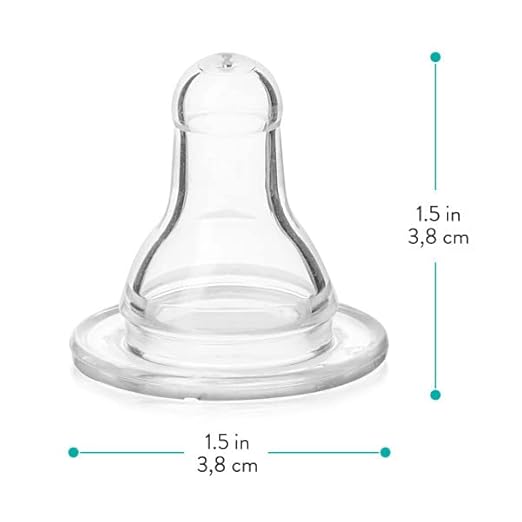 Evenflo Feeding Classic BPA-Free Silicone Medium Flow Nipples - 3 Months+, Clear 6 Count (Pack of 1) - Jamouz