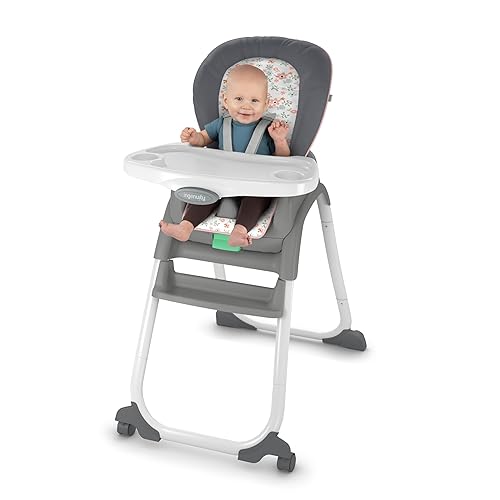 Ingenuity Full Course 6-in-1 High Chair - Baby to 5 Years Old, 6 Convertible Modes, 2 Dishwasher Safe Trays - Astro, 13108 - Jamouz
