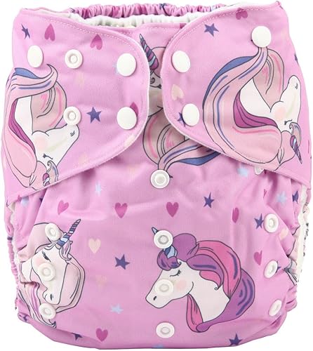 2 to 7 Years Old Junior Big Cloth Diaper Pocket Reusable Baby Kids Toddler (Be Brave) - Jamouz