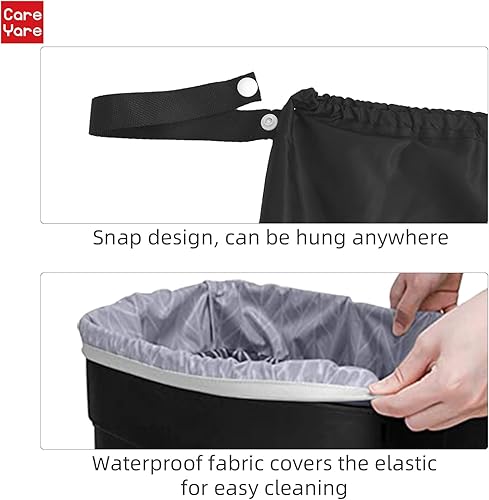 2 Pack Diaper Pail Refills and 2 Pack Wipes Reusable Cloth Diaper Wet Bag Diaper Pail Bags Adult Diaper Pail Diaper Pails Diaper Pail Refill Diaper Disposal Bags Hamper Liner - Jamouz