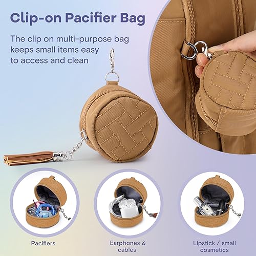 RUVALINO Diaper Bag Backpack, Multifunction Travel Pack Maternity Baby Changing Bags, Large Capacity, Waterproof, Black - Jamouz