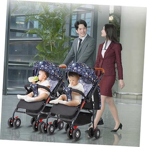 2Pcs Twin Stroller Connector Dual Ride Adapter for Connecting Double Connectors for Outdoor Use Compatible with Models - Jamouz