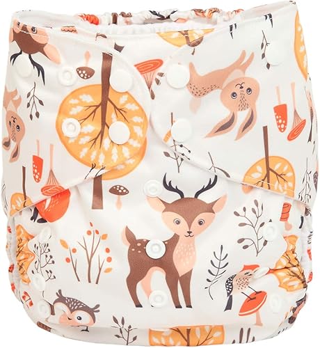 2 to 7 Years Old Junior Big Cloth Diaper Pocket Reusable Baby Kids Toddler (Be Brave) - Jamouz