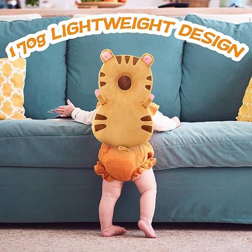 Baby Head Protector Backpack: Alarm Function,Adjustable and Ultra-Light(Bee) - Jamouz