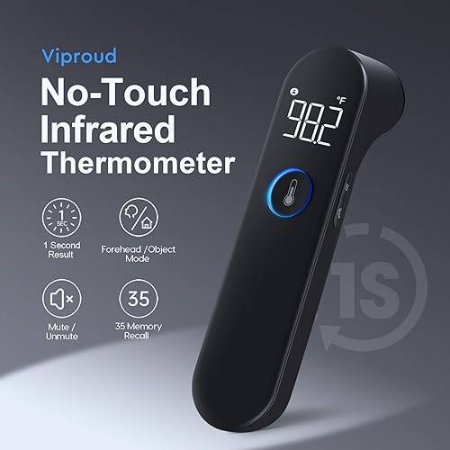 Thermometer for Adults and Kids, Fast Accurate Baby Thermometer, FSA HSA Eligible, Fever Alarm & Mute Mode, Baby Essentials - Lifetime Support - Jamouz