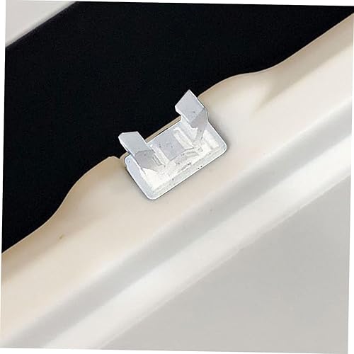 Generic 10pcs Switch Lock Trashcan Lock Trash Bin Lock Replacement Buckles for Trashcan Household Waste Bin Clip Latches Trashcan Supplies Trashcan Buckle White Button Plastic Garbage Can - Jamouz