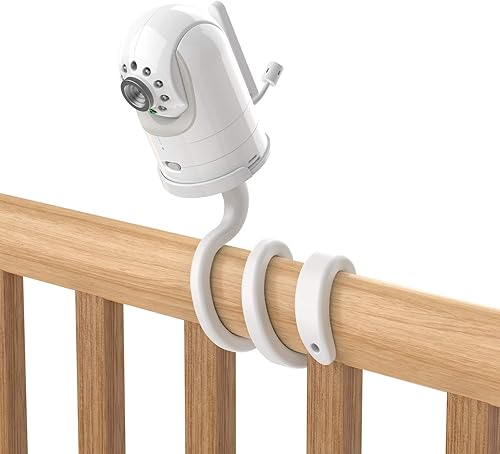 Aobelieve Flexible Mount for Infant Optics DXR-8 and DXR-8 Pro Baby Monitor,720p, White - Jamouz