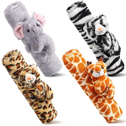 4 Pcs Animal Car Seat Belt Covers Plush Seatbelt Strap Cover Soft Seatbelt Shoulder Pads Seat Belt Cushion Decorative Padded Vehicle Accessory for Kids Adults(Farm) - Jamouz