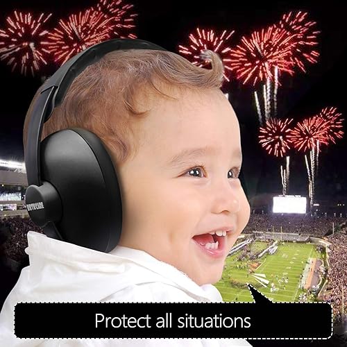 Baby Ear Protection Noise Cancelling Headphones for Babies for 3 Months to 3 Years (Blue) - Jamouz