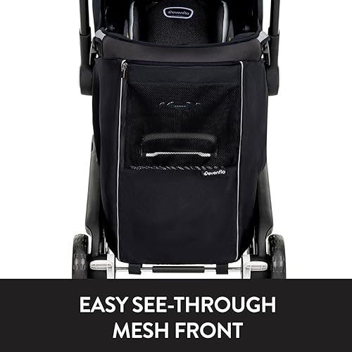 Evenflo Shyft DualRide Carryall Storage Bag (Black) - Jamouz