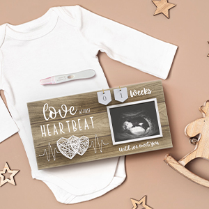 3D String Art Baby Sonogram Picture Frame Countdown Weeks