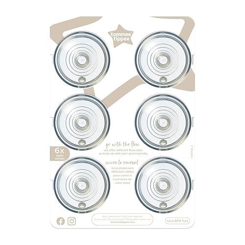 Tommee Tippee Closer to Nature Bottle Nipples, Extra Slow Flow - 2 count - Jamouz