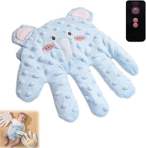 Baby Patter for Sleep, Patting Hand for Baby Sleep, Automatic Palm for Soothing Baby, Sleep Buddy for Baby Butt (Elephant) - Jamouz